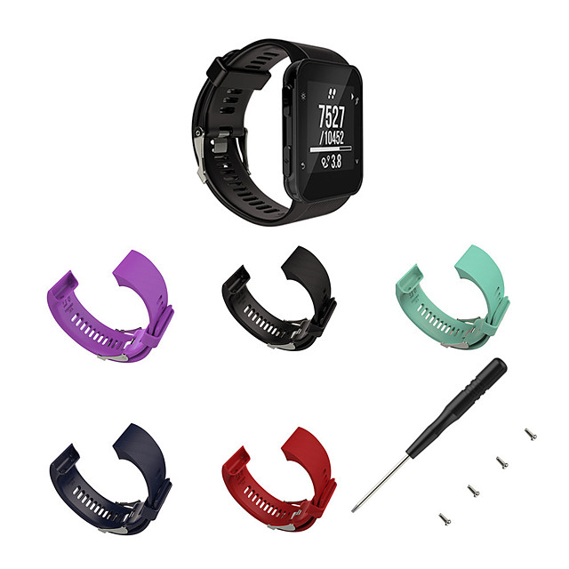 1 pcs Bracelet de montre connectée pour Garmin Forerunner 35 Bracelet Sport Boucle Classique Silicon