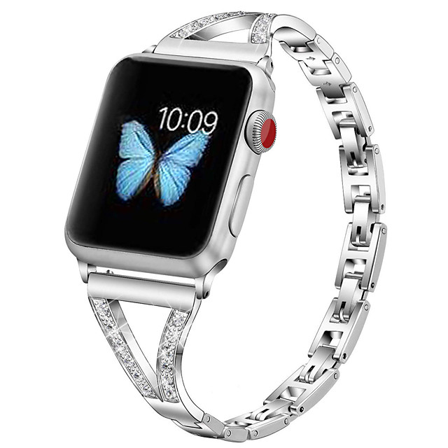 1 pcs Bracelet de montre connectée pour Apple iWatch Series 7 / SE / 6/5/4/3/2/1 Conception de bijou