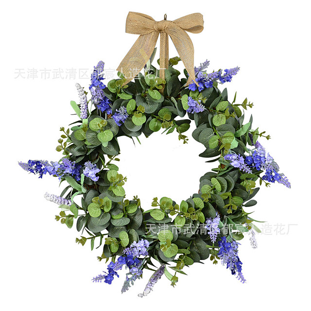 Décoration de la maison guirlande cour porte suspendue fête de mariage tenture murale fenêtre vitrin