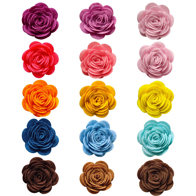 Gradient couleur combinaison rose fleur bricolage décoratif accessoires de mariage guirlande scrapbo