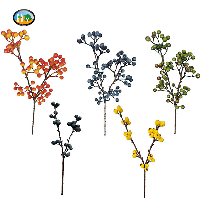 Myrtille artificielle magasin de fleurs arrangement de fleurs décoration table fleur accessoires fau
