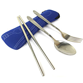 Outdoor 3-Units Cookware Set (Pouch Color Assorted)