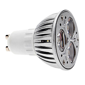 280 lm GU10 LED Spotlight MR16 3 LED Beads COB Dimmable Warm White 220-240 V / # / #