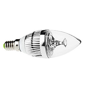 3 W 250-350 lm E14 LED Candle Lights C35 3 LED Beads High Power LED Dimmable / Decorative Natural White 220-240 V / 110-130 V