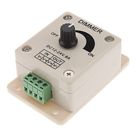 Dimmer Switch Plastic Dimmable DC 12V