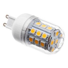 3 W 3000 lm G9 LED Corn Lights T 30 LED Beads SMD 5050 Warm White 220-240 V
