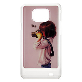 Camera Kid Pattern Protective Hard Back Case Cover for Samsung Galaxy S2 I9100