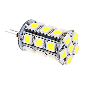 370lm G4 LED Corn Lights T 24 LED Beads SMD 5050 Cold White 12V