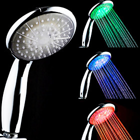 3-Color Temperature Sensitive LED Color Changing Hand Shower