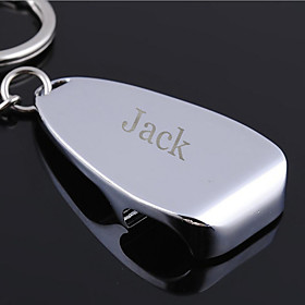 Personalized Engraved Gift Creative Skateboard Shaped Keychain