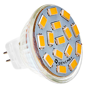 SENCART 5W 450-500lm G4 LED Spotlight MR11 15 LED Beads SMD 5730 Warm White / Cold White 24V