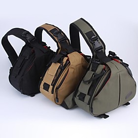 CADEN Camera Bag One Shoulder Triangulo Nylon Bolsa para Todos DSLR como Canon Nikon Sony