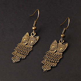 Cute Owl Copper Earrings(1 Pair)