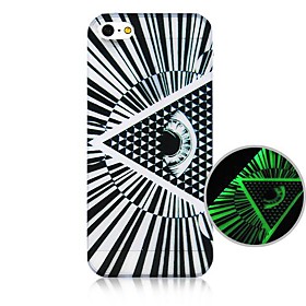 Per Custodia iPhone 5 Fosforescente Custodia Custodia posteriore Custodia Punk Resistente PC iPhone SE\/5s\/5