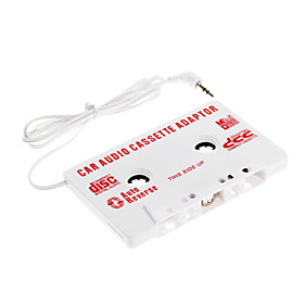 Car Audio Cassette Adapter Player Auto Reverse (white)