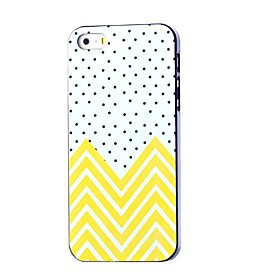 Per Custodia iPhone 5 Fantasia\/disegno Custodia Custodia posteriore Custodia Con onde Resistente PC iPhone SE\/5s\/5