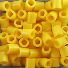 Approx 500pcs/bag 5mm Yellow Fuse Beads Hama Beads Diy Jigsaw Eva Material Safty For Kids Craft