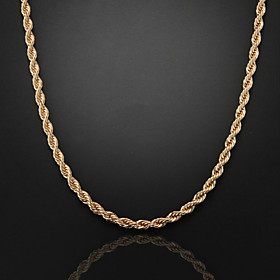 60cm,8mm,rose Gold Plated Thick Chunky Figaro Chain Men