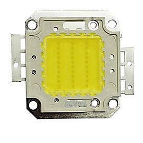 ZDM 1pc 30W Integrated LED 25000-3000lm DC30-34V 0.8-0.9A LED Chip Integrated Light Source Cold White 6000-6500K