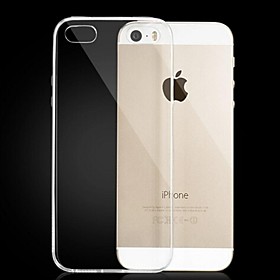 Per Custodia iPhone 5 Resistente agli urti Custodia Custodia posteriore Custodia Tinta unita Morbido TPU iPhone SE\/5s\/5