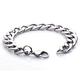 High Quality 1.1cm Width Contracted Titanium Steel Men