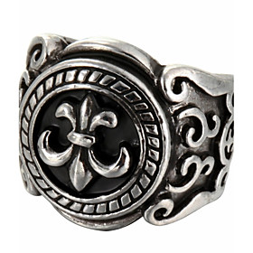 Fashion Carving Titanium Steel Ring Christmas Gifts