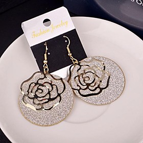 2015 Fashion Romantic Flower Lady Frosted Earrings