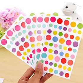 Colorful Funny Dot Sticker Set(6 Pcs)
