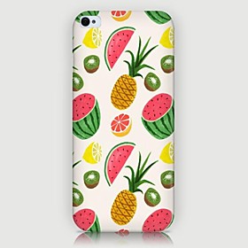 Per Custodia iPhone 5 Fantasia\/disegno Custodia Custodia posteriore Custodia Frutta Resistente PC iPhone SE\/5s\/5