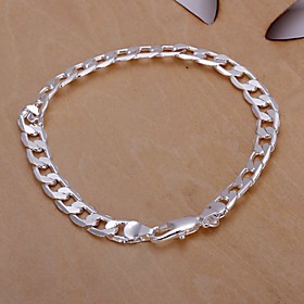 6m European Fashion 925 Silver Chain Bracelets(1pc)