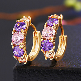 Crystal/alloy Earring Stud Earrings Wedding/party/daily/casual 2pcs