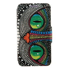 For Etui HTC med stativ / med vindu / Flipp Etui Heldekkende Etui Katt Hard PU-laer HTC For Etui HTC med stativ / med vindu / Flipp Etui Heldekkende Etui Katt Hard PU-laer HTC