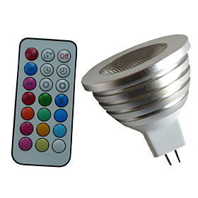 4W 350-450 lm GU5.3(MR16) LED Spotlight MR16 1PCS leds High Power LED Dimmable Decorative Remote-Controlled RGB AC 12V DC 12V