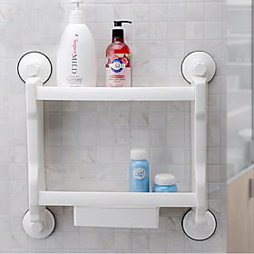 Bathroom Shelf High Quality Contemporary Plastic 1 Pc - Hotel Bath Wall Mounted
