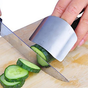 Stainless Steel Finger Protector Safe Slice Knife Hand Guard Protect Cut Kitchen Cooking Tools