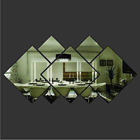 Shapes Wall Stickers Mirror Wall Stickers Decorative Wall Stickers, Vinyl Home Decoration Wall Decal Wall Decoration