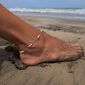 Fashion Handmade Summer Beach Simple Bead Anklet(1pc)