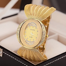 2015 New Ladies Fashion Luxury Gold Bracelet Quartz Women