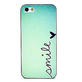 Per Custodia iPhone 5 Other Custodia Custodia posteriore Custodia Frasi famose Resistente PC iPhone SE\/5s\/5