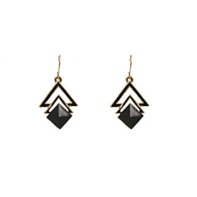 Drop Earrings Alloy Resin Simulated Diamond Black Beige Jewelry Wedding Party Daily Casual Sports 2pcs