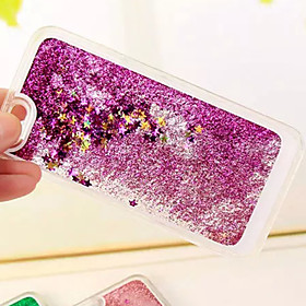 Per Custodia iPhone 6 Liquido a cascata Custodia Custodia posteriore Custodia Glitterato Resistente PC iPhone 6s\/6