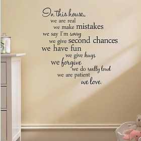 Wall Decal Decorative Wall Stickers - Words Quotes Wall Stickers Words Quotes Removable