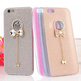 Per Custodia iPhone 5 Con diamantini Custodia Custodia posteriore Custodia Glitterato Morbido TPU iPhone SE\/5s\/5