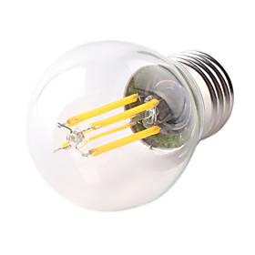 1pc 4W 360lm E26 / E27 LED Filament Bulbs G45 4 LED Beads COB Decorative Warm White Cold White 220-240V
