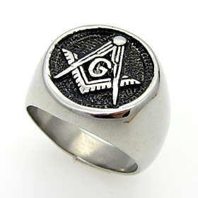 Masonic Member 316l Stainless Steel Honer Rings Band Rings 1pc