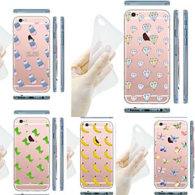 Per Custodia iPhone 5 Transparente Custodia Custodia posteriore Custodia Vignette Morbido TPU iPhone SE\/5s\/5