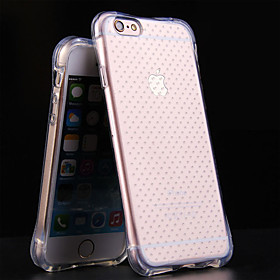 Per Custodia iPhone 5 Resistente agli urti \/ Transparente Custodia Custodia posteriore Custodia Tinta unita Morbido TPU iPhone SE\/5s\/5