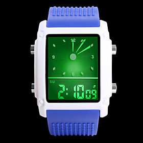 Ms. Common Male Fashion Dual Display Waterproof Sports Watch Cool Watches Unique Watches