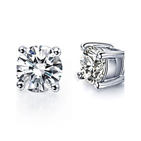 8 Colors Crystal Zircon Earrings Stud Earrings For Women 925 Sterling Silver Earrings Fashion Jewelry Accessories