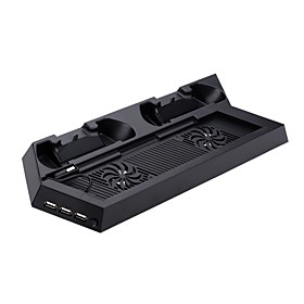 Ventole e supporti-P4-CS001B-#- diMetallo \/ ABS-PS4 \/ Sony PS4-USB-Ricaricabile \/ Stazione USB